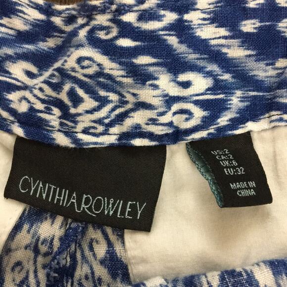 Cynthia Rowley tie-dyed patterned tailored… - Picture 2 of 4